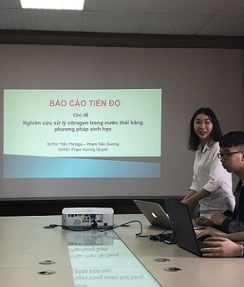 Báo cáo kết quả nghiên cứu của các sinh viên ngành CN Hóa tại LAB Hóa – Sinh, Viện CN HaUI