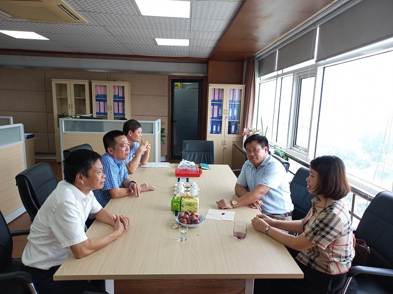 Đoàn cán bộ Sở Khoa học và công nghệ tỉnh Hải Dương đến thăm và làm việc với Viện Công nghệ HaUI