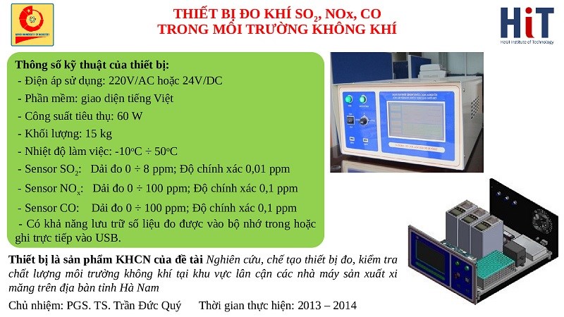 Giới thiệu sản phẩm KHCN đã triển khai thực hiện