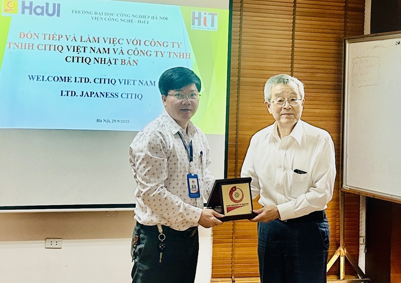 Viện Công nghệ - HaUI đón tiếp Công ty CITIQ mở rộng hợp tác phát triển công nghệ mới.