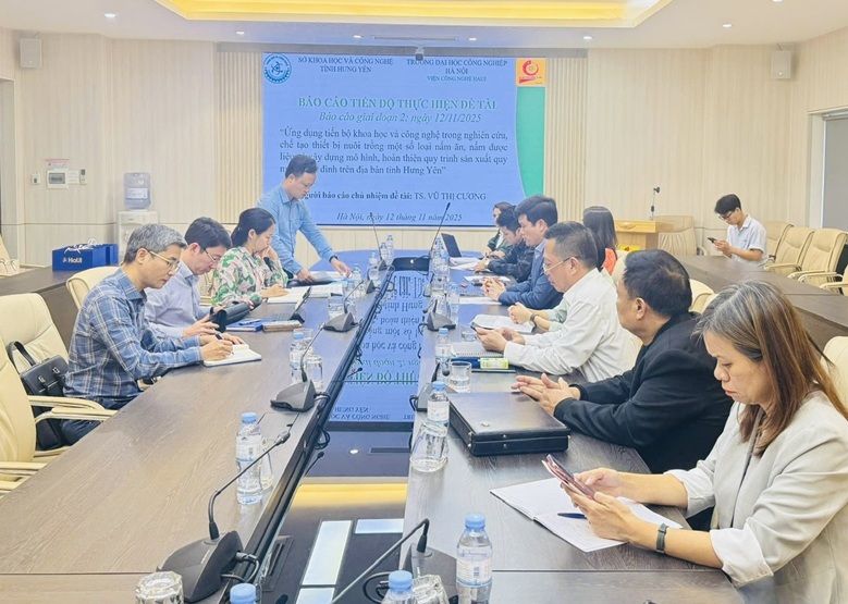 Trường Đại học Công nghiệp Hà Nội tiếp đón và làm việc cùng Đoàn công tác Sở KH&CN tỉnh Hưng Yên: Kiểm tra nhiệm vụ Khoa học Công nghệ và định hướng mở rộng hợp tác.