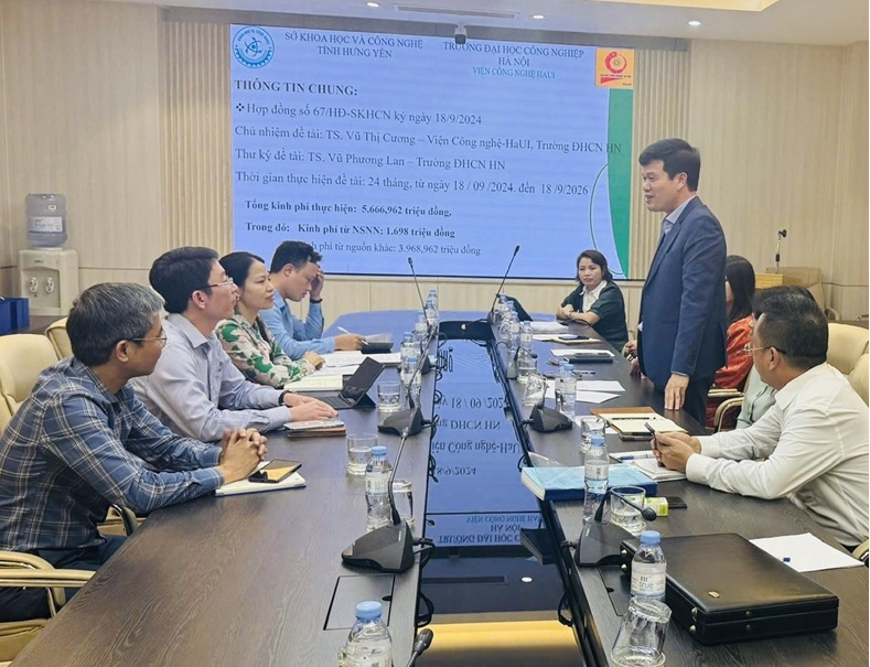 Trường Đại học Công nghiệp Hà Nội tiếp đón và làm việc cùng Đoàn công tác Sở KH&CN tỉnh Hưng Yên: Kiểm tra nhiệm vụ Khoa học Công nghệ và định hướng mở rộng hợp tác.