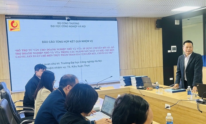 Nghiệm thu Cơ sở nhiệm vụ cấp Bộ Công Thương năm 2025 Hỗ trợ Doanh nghiệp nhỏ và vừa (DNNVV) nâng cao năng lực cạnh tranh trong kỷ nguyên số.