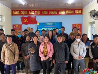 Tập huấn cho nông dân tỉnh Lai Châu về kỹ thuật trồng, chăm sóc, thu hái, bảo quản và nhân giống cây Hoàng sin cô