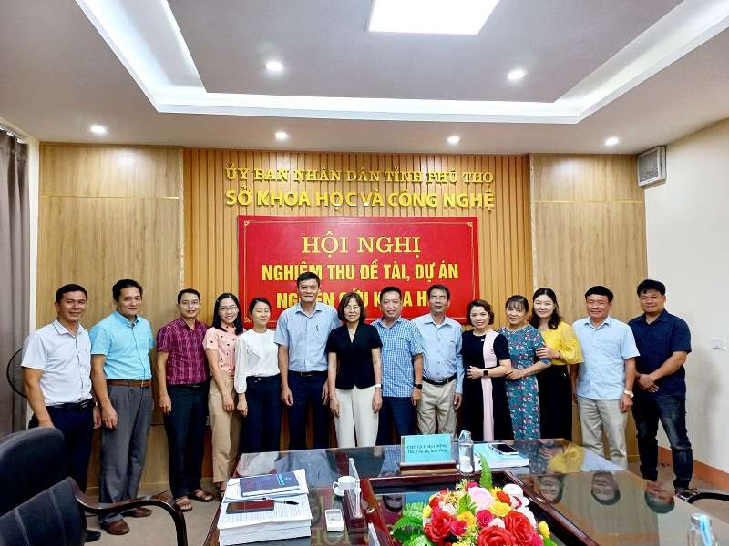 Nghiệm thu đề tài nghiên cứu khoa học cấp tỉnh Phú Thọ