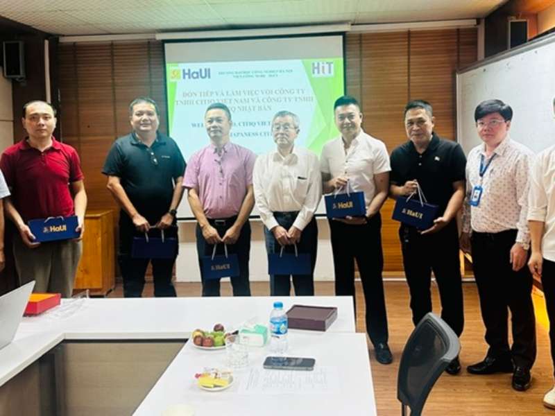 Viện Công nghệ - HaUI đón tiếp Công ty TNHH CITIQ Việt Nam và Công ty TNHH CITIQ Nhật Bản mở rộng hợp tác phát triển dịch vụ KHCN.